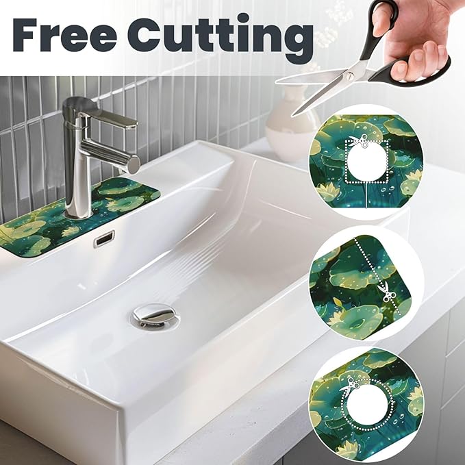 Faucet Draining Mat For Kitchen Sink