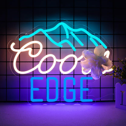 JFLLamp Crs LIGHT Neon Signs for Wall Decor Neon Lights for Bedroom Led Signs Suitable for Man Cave Bar Pub Restaurant Christmas Birthday Party Gift Led Art Wall Decorative Crs Light Bar Sign, 5V Usb Power, 17*11 Inch(Azure+red+white）