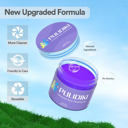 PULIDIKI Car Cleaning Gel Detailing Kit - Automotive Dust Crevice Cleaner Slime for Auto Interior Detail Removal - Putty for Keyboard Cleaning and Car Accessories