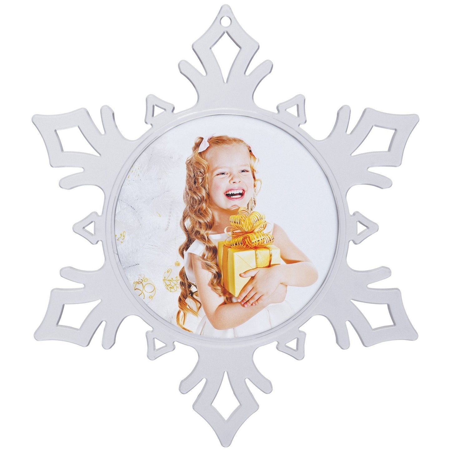 Snapins Snowflake Photo Ornaments - Pack of 24