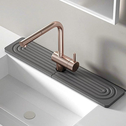 Stargaz Faucet Mat For Kitchen Sink，Sink stone quick dry around faucet