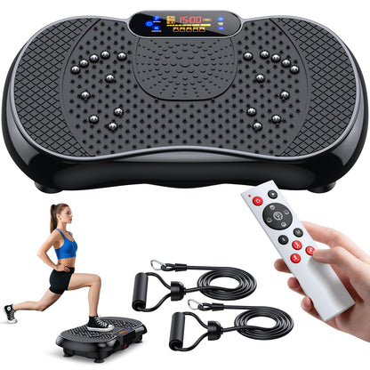 PBYRD Vibration Plate Exercise Machine 2025 Upgraded Vibrating Plate for Lymphatic Drainage Weight Loss 330Lbs, 999 Adjustable Speeds, Full-Body Shaker Vibration Platform for Women Men, Sport Home Gym
