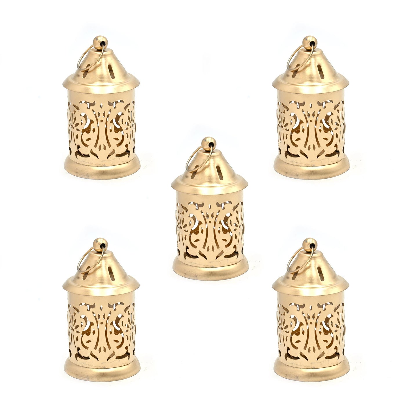 IGH Elegant Iron Tea Light Lantern | Diwali & Christmas Decor | Birthday Gift | Gift for Her | Hanging Candle Holder (20)
