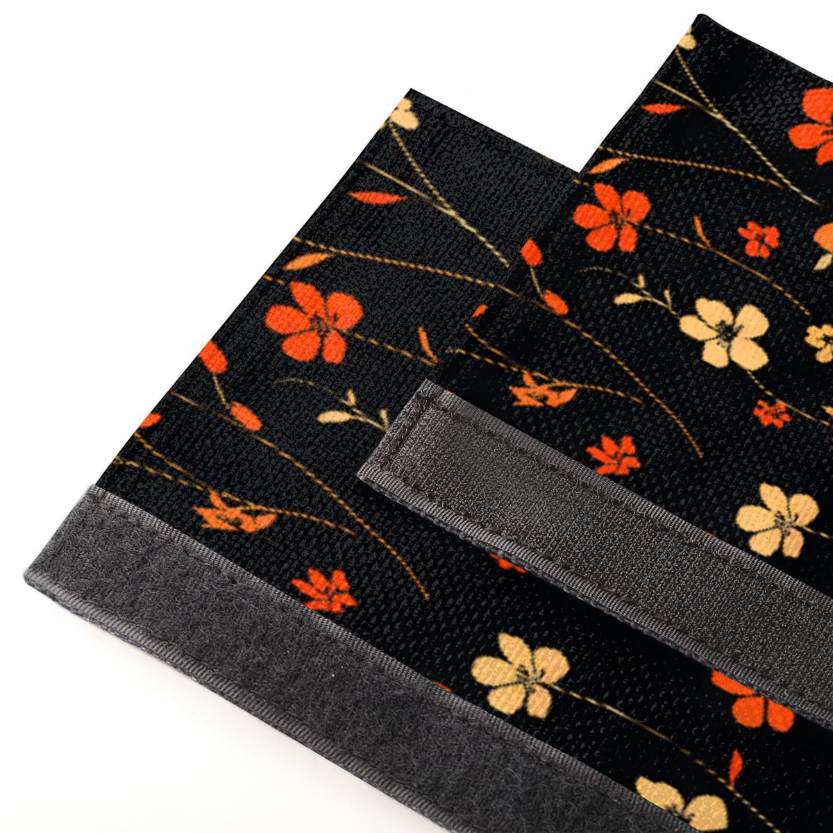 Pardick Spring Flower Refrigerator Door Handle Covers Set of 2, Florals Fridge Handle Cover Washable Fridge Dishwasher Door Spring Decor Protector Handle Cover, Keep Your Kitchen Appliance Clean