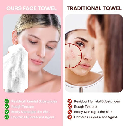 Disposable Face Towel 20 Count Compressed Towel Tablets 12×9 Inch Washcloths