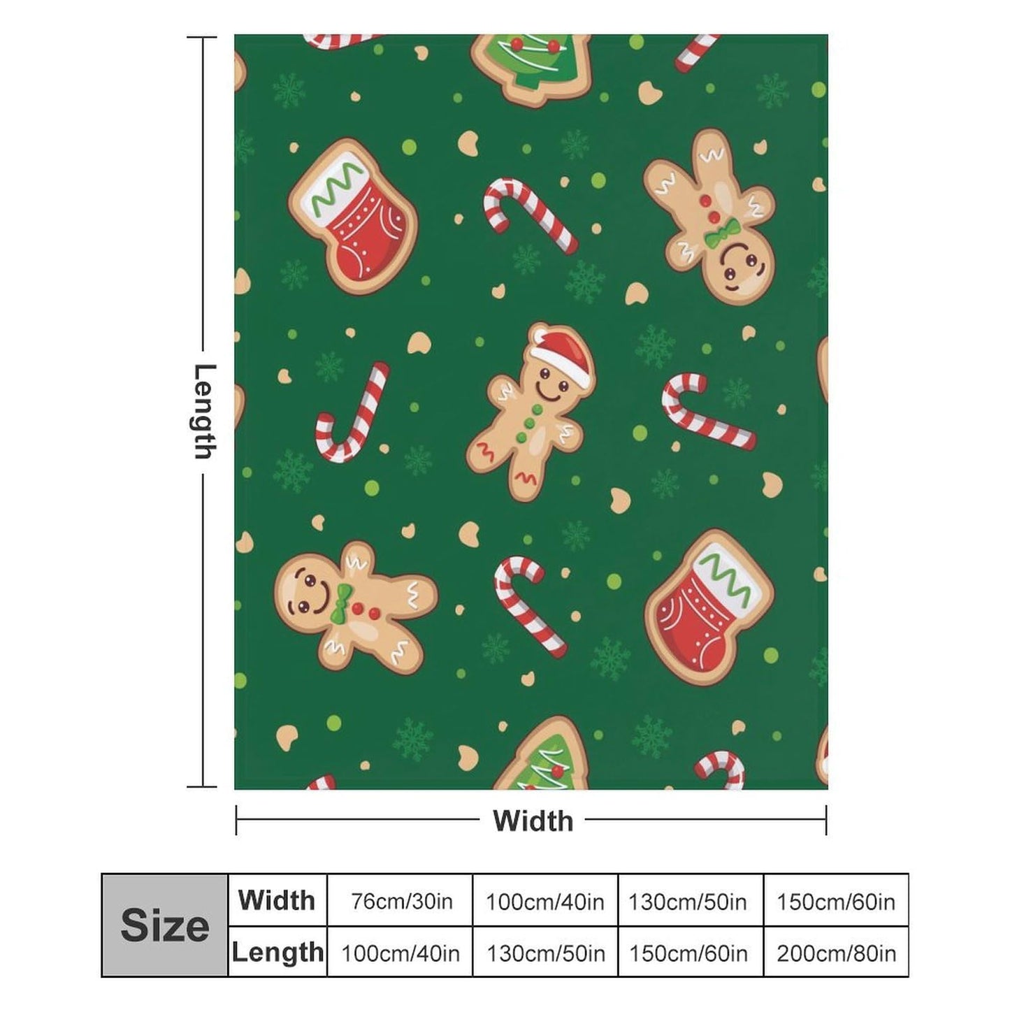Christmas Printed Blanket Super Soft Flannel Fleece Cozy Blankets for Bed,Sofa,Couch,Gifts for Women Men,Camping and Travel Warm Fuzzy Blanket for All Season (Christmas Stockings, 50" x60)