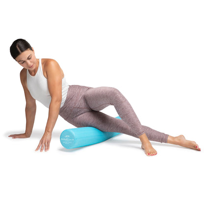 OPTP PRO-Roller Super Soft Density Foam Roller 36 in - Light Blue Low Density Foam Roller for Exercise, Gentle Massage, and Physical Therapy 36" x 6" Round