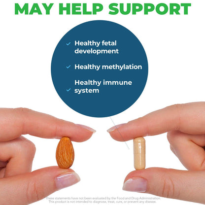 Seeking Health Optimal Prenatal, Women’s Vitamin with B12, Methylfolate, Choline, Methylation Support, Nutrients to Support Fertility, Pregnancy & Breastfeeding, Vegetarian Capsules (240 Capsules)