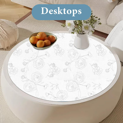 Shelf Liners for Kitchen Cabinets 12in x 20FT Non Adhesive Drawer Liner Sliver Floral Thickened Shelf Liner Paper Strong Non-Slip Easy to Clean for Tool Box Refrigerator with Knife and Tape Measure