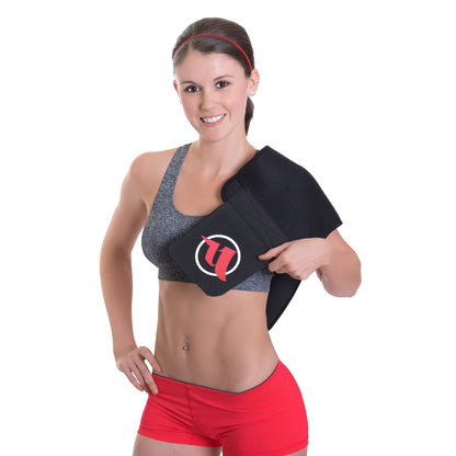 Fitru Waist Trimmer Sauna Ab Belt for Women & Men - Waist Trainer Stomach Wrap