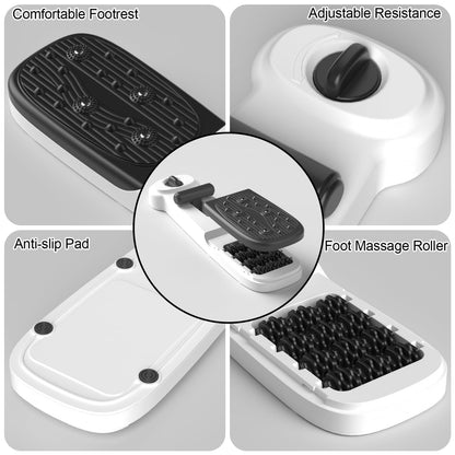 Lerpio Foot Arch Trainer with Adjustable Resistance, Plantar Fasciitis Relief & Arch Support Strength, for Flat Feet, Foot Arch Exercise for Adults & Seniors (White)