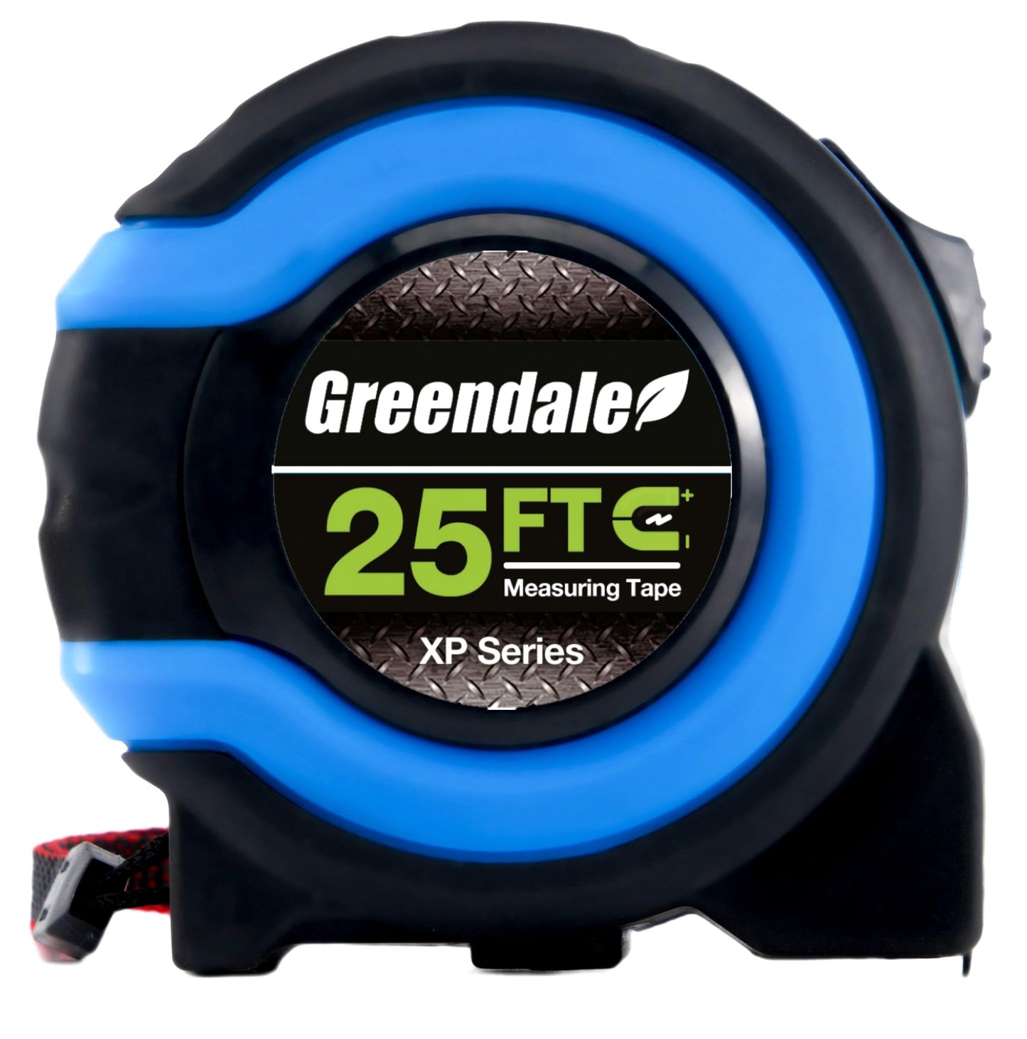 Greendale – 3 Pack Tape Measures 25 ft – Easy-Read Fractions, Magnetic Tip, Quick-Lock & Auto-Retract – Heavy-Duty Measuring Tape with Belt Clip – Blue