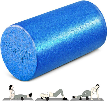 Yes4All High-Density EPP Round Back Roller Foam, Exercise Foam Roller for Yoga, Pilates & Stretching - 12, 18, 24, 36 inch