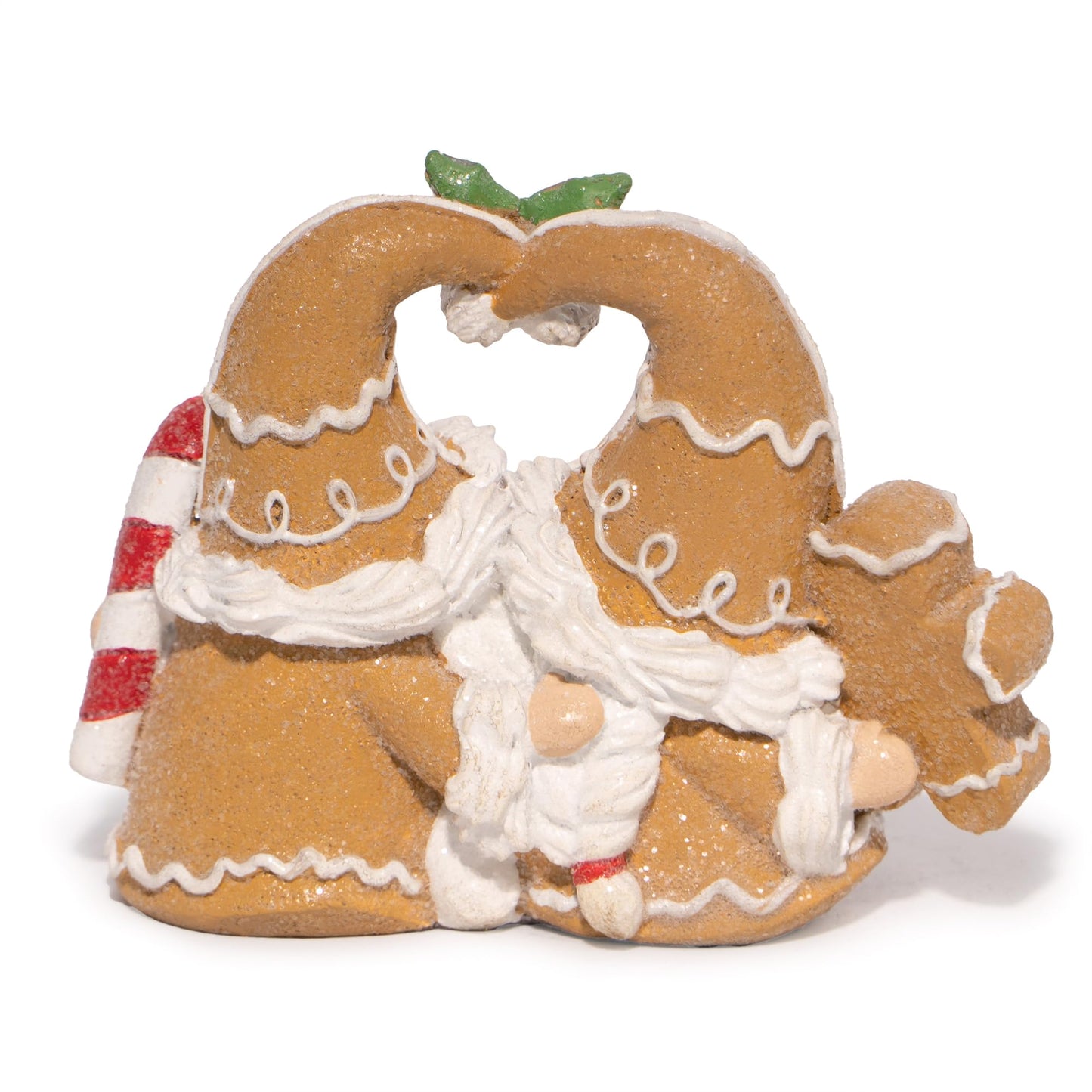 Hodao Christmas Gingerbread Gnome Decoration Xmas Elf Figurines Winter Decor Handmade Scandinavian Tomte Gnome for Xmas Decor Gingerbread Gifts - Christmas Day Party Home Decor
