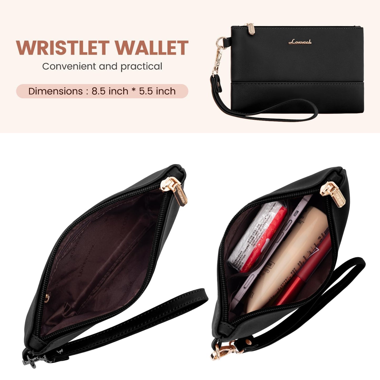 LOVEVOOK Laptop Bag for Women 17 lnch,Waterproof Laptops Tote Bags for Womens,Professional Work Bags for Women with Cup Holder,Large Laptop Purse Computer Briefcase Office Teacher Clutch Bag,2 PCS
