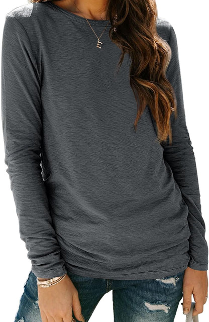 AUTOMET Long Sleeve Shirts for Women Business Casual Tops Fall Fashion Clothes Workout Plus Size Teacher Winter Outfits 2025