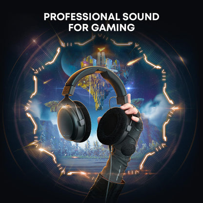 beyerdynamic MMX 300 PRO Closed Gaming Headset with Stellar.45 Driver and Condenser Microphone, Wired Gaming Headset Suitable for PC, Gaming Console, PS, Switch. Handmade in Germany