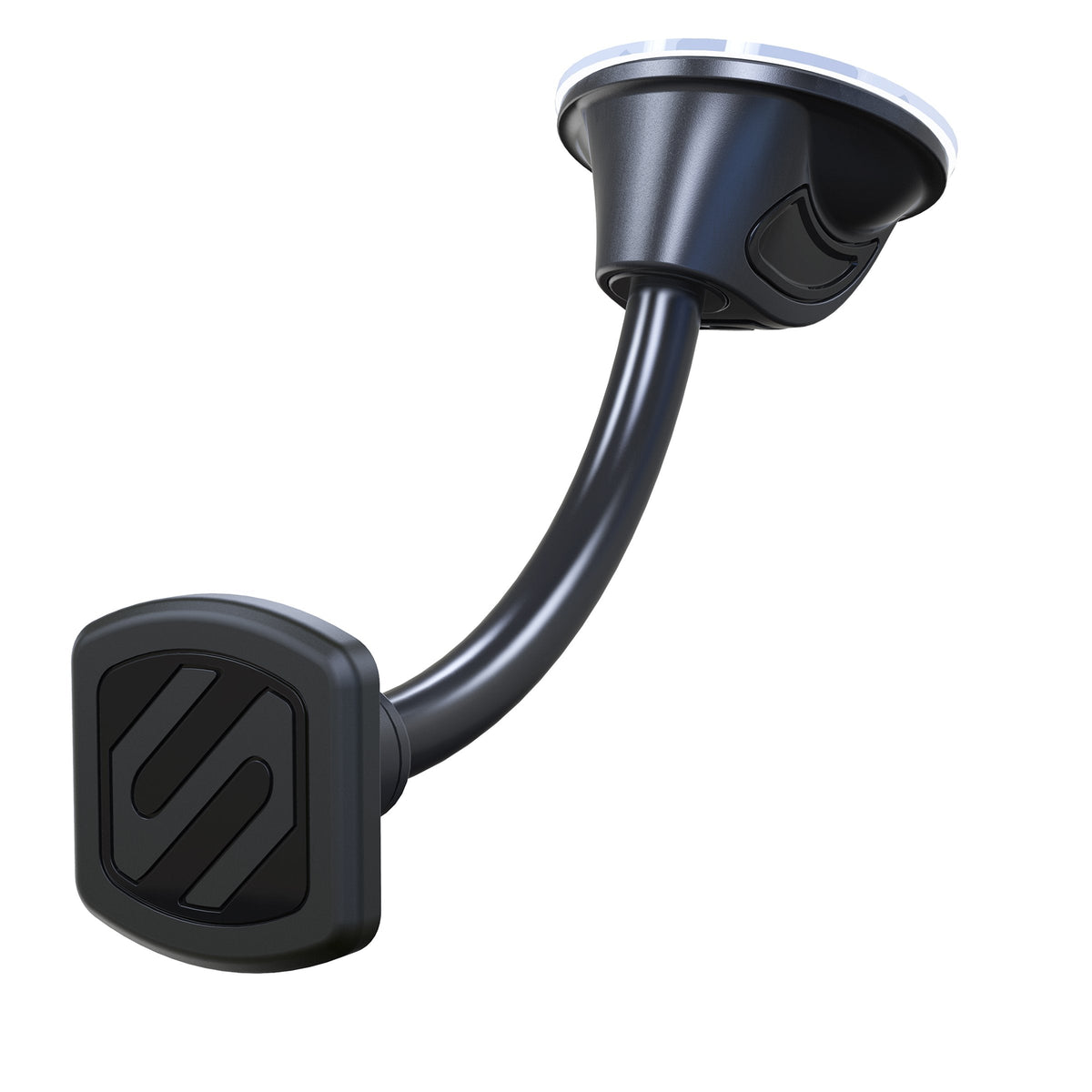 Scosche MAGWDM MagicMount Magnetic Car Phone Holder - Strong Magnet Mount for iPhone and Android - Secure Magnetic Cell Phone Mount for Window/Dash - Universal 360° Adjustable Mobile Cellphone Holder