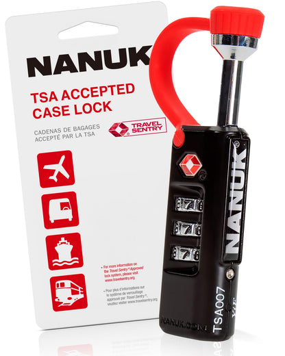 NANUK TSA Approved Lock – Durable, Secure Travel Case Lock with Cut-Resistant Steel Shackle & Rustproof