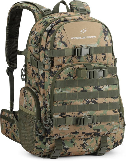 Hunting Backpack - Waterproof 35L Tactical Pack with Rain Cover | Camo Design for Men & Women