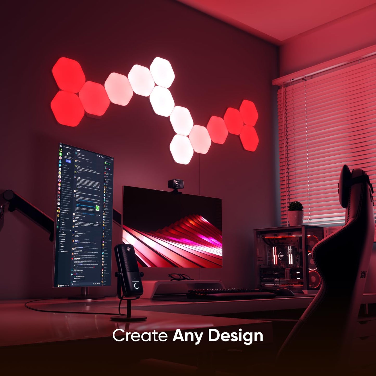 Nanoleaf Shapes Hexagons Smarter KIT 7 Panels - Multicolor
