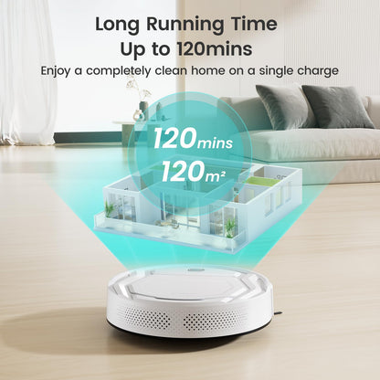 Lefant LiDAR Robot Vacuum and Mop, 450ml Visible Dustbin, Upgraded 190° PSD Obstacle Avoidance, Customized Cleaning, Multi-Floor Mapping, 150 Mins Runtime, WiFi/Alexa/APP, Pet Hair & Carpets, M330 Pro