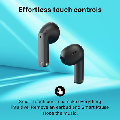 Sennheiser ACCENTUM Open Wireless Earbuds - Open Ear Buds Design, Dynamic Sound & Bluetooth 5.3, IPX4 Splash Protection, 28 Hours Battery Life, USB-C Charging Case, Music, Phone Calls, Travel, Pink