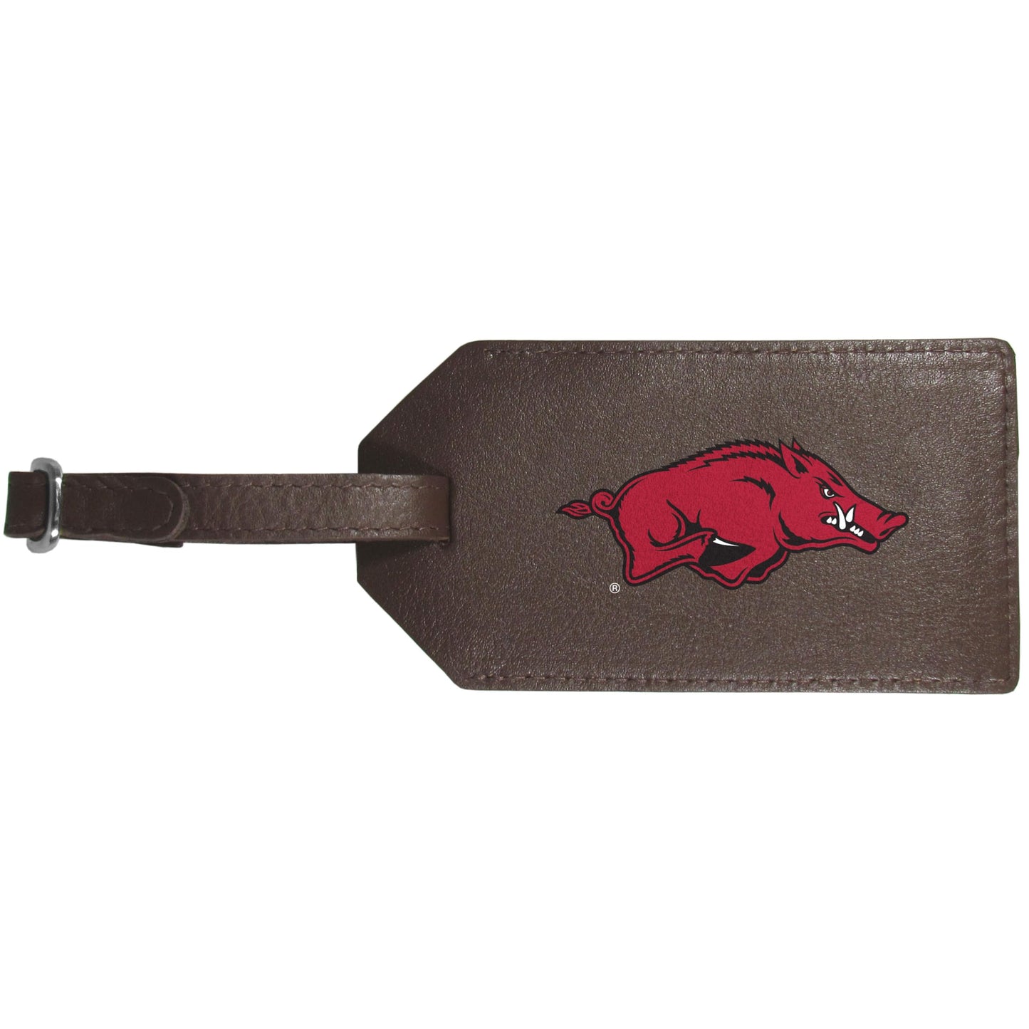 Siskiyou Arkansas Razorbacks Leather Luggage Strap, One Size, Team Colors