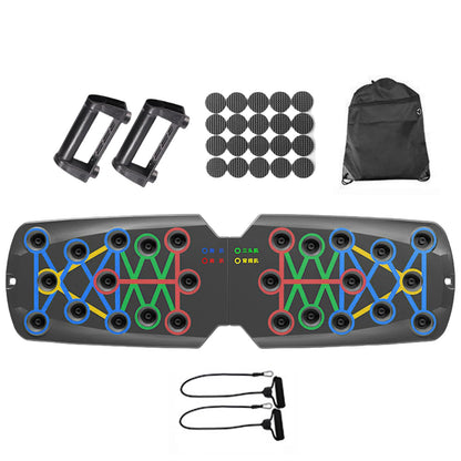 Pushup Stands Exercise Board Muscle Board For Home Push Up Boards Multifunctional Foldable Fitness Workout Tool Boards Exercise Tool