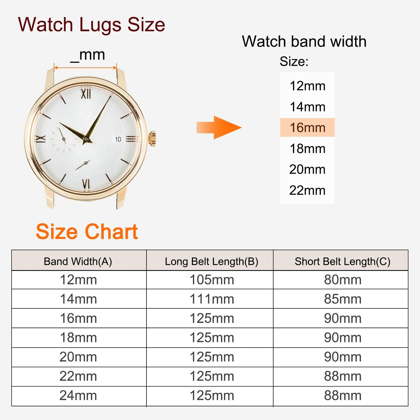 uxcell 12mm Black Genuine Leather Watch Bands, Quick Release Flat Thin Elegant Leather Watch Strap Wristband Replacement Bands with Silver Stainless Steel Buckle for Women
