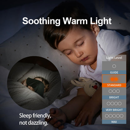 2 Pack Magnetic Motion Sensor Night Light with Stick-On Base, Cruise Rechargeable Battery Powered Cordless Glow Light, Ideal for Bedroom, Bathroom, Stairway- Moonlit