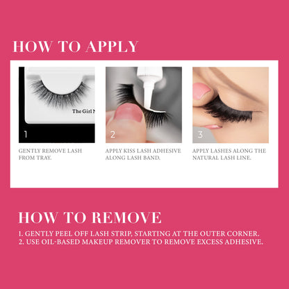 KISS Lash Couture LuXtensions Collection False Eyelashes, Flat Technology, Super Slim Band, Real Extension Fibers, Reusable, Contact Lens Friendly Strip Lashes, Style Royal Silk, 1 Pair (Pack of 2)