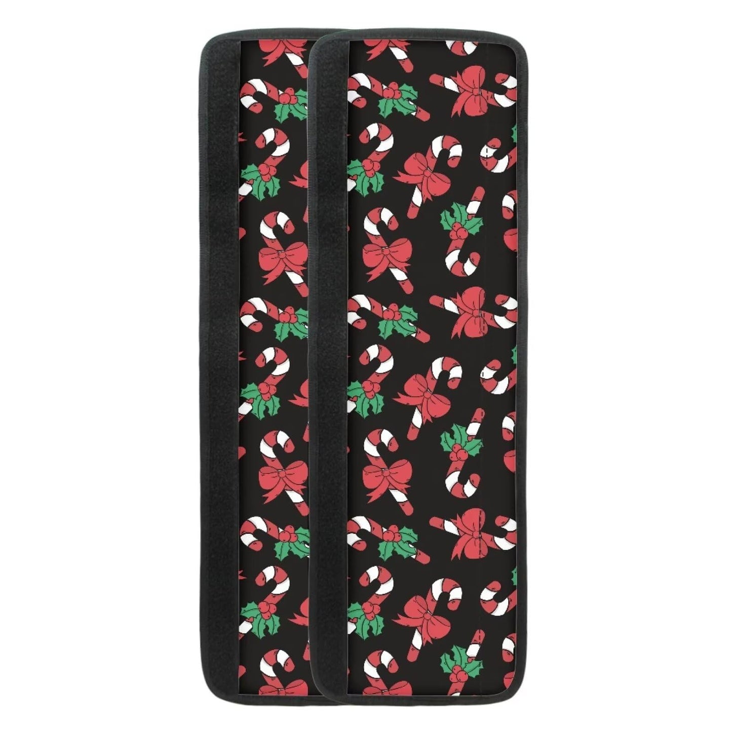 GLENLCWE Christmas Candy Print Refrigerator Door Handle Covers Protectors Kitchen Appliance Handles Kitchen Decor Protectors Anti-Static Stains Resistant,2PCs,Christmas Decorations