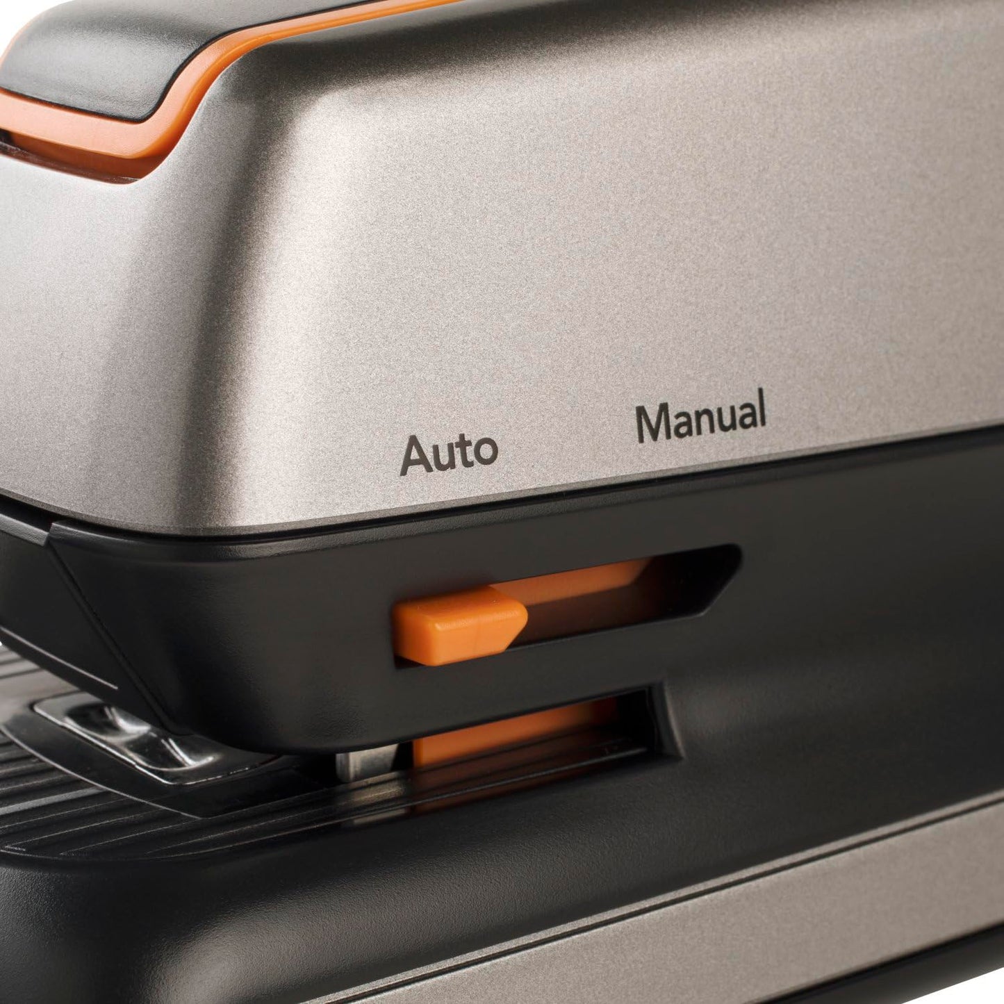 Swingline Electric Stapler, 20 Sheet Capacity, Optima 20, Jam Free, Compact, Automatic or Manual, Plug In or Battery, Orange and Gray (48207)