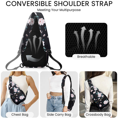Small Crossbody Purses Bags for Women Men Travel, Chest Sling Bag Women Casual Cross Body Bag for Woman Sling Backpack
