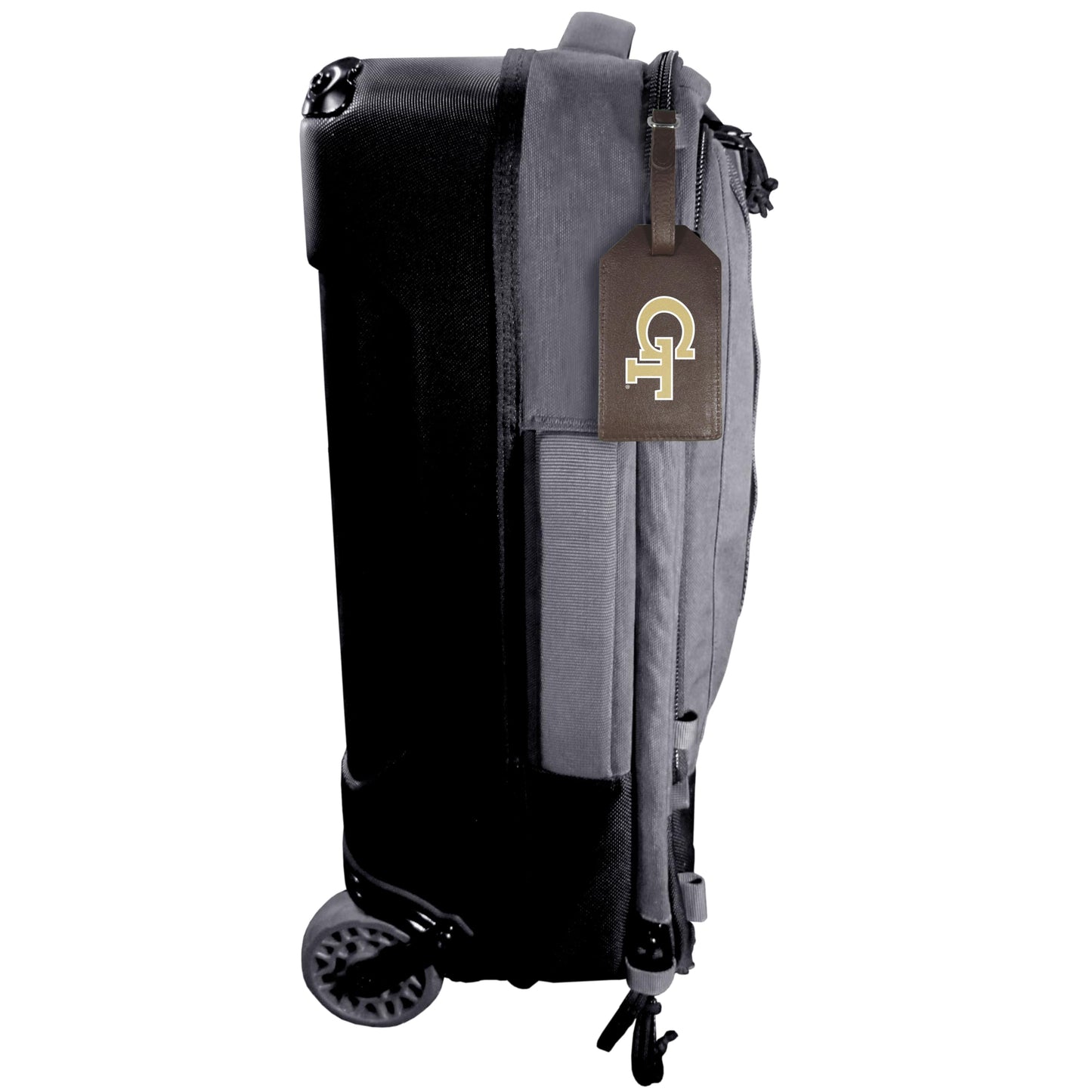 Siskiyou Georgia Tech Yellow Jackets Leather Luggage Strap, One Size, Team Colors