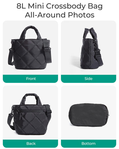 BAGSMART Crossbody Bags for Women, Small Crossbody Bag Cross Body Purse Mini Tote Travel Purse Shoulder Handbags Wallet