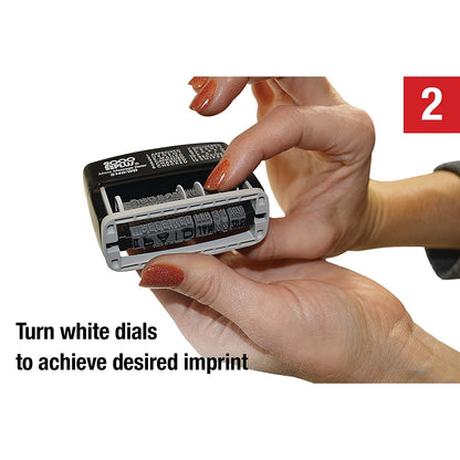 Cosco 2000 Plus Self-Inking Type Size 1 Micro Message Dater (011090)