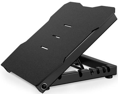 YONKFUL Steel Slant Board Calf Stretcher, 600 Lbs Weight Capacity 5-Level Adjustable Incline Board Squat Wedge Achilles Ankle Stretcher Non-Slip Surface for Squat, Fitness, Physical Therapy, Black