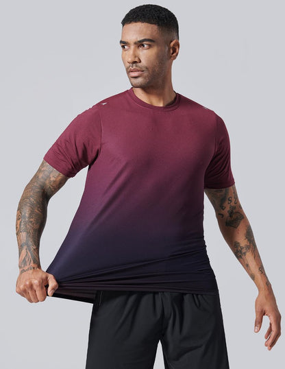 5 Pack Men’s Active Quick Dry Crew Neck T Shirts | Athletic Running Gym Workout Short Sleeve Tee Tops Bulk (Set 3, 4X-Large)