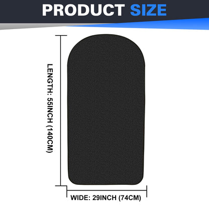 ZIMABLUE 2 Pack Waterproof Towel Car Seat Covers, 1kg Heavy Duty 3-Layer Microfiber Sweat Protector, Non-Slip Machine Washable Universal Bucket Seat Covers for Cars, SUVs, Gym, Beach, Pets, Black