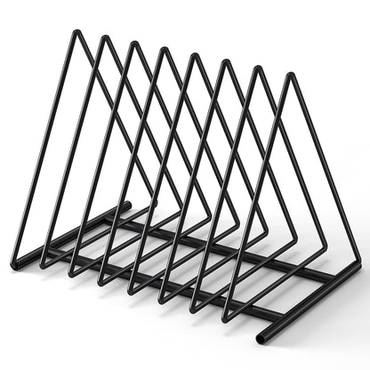 TOPCJ Triangle File Folder Racks,7 Sections File Holder,File Storage Sorter/Stand,Desktop File Organizer,Wire Organizer Rack,Magazine Folder Holder,Letter/Legal,Suitable to Hold Large/Small Items