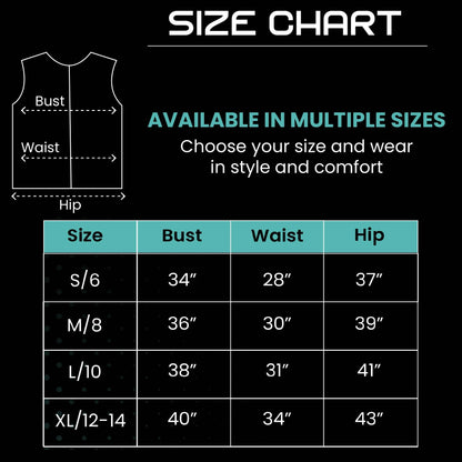 Challenge Weighted Workoutwear Weighted Vest for Women - 4 lb Body Weight Vest with Flexible Thin Weights - Removable Weights for Walking, Running, Cardio, Strength Training, Weight Loss