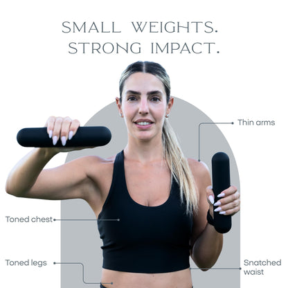 FFLLOOWW 4.4 lb Dumbbells for Training, Exercise & Home Workouts – Yoga, Pilates, Sculpting, Toning & Strength (Set of 2)