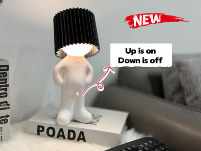 Bedside Night Light, shy man lamp， Birthday Christmas G-ifts for Boyfriend Girlfriend, Funny Anniversary Gag Gifts, Husband Wife G-ifts, White Elephant Gifts for Adults,White Elephant Gifts for Adults