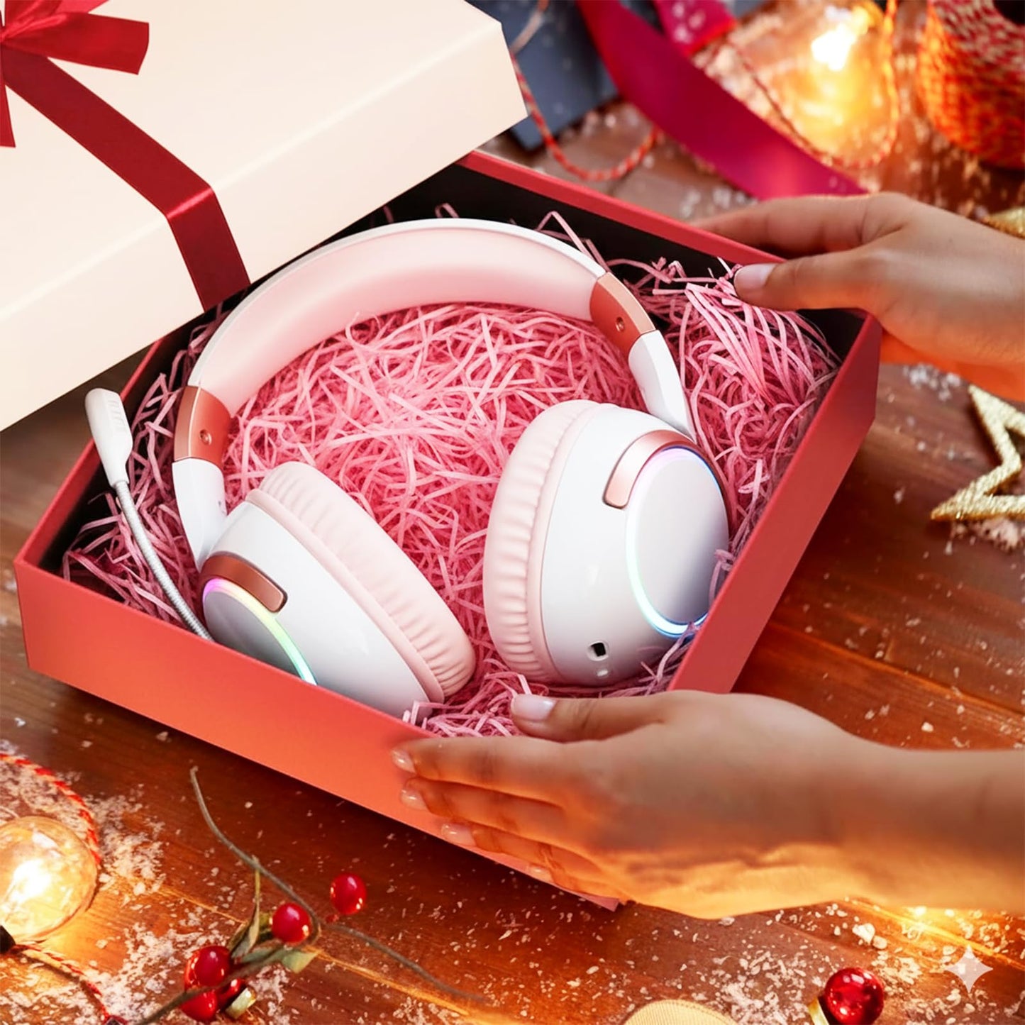 Eerbaier Gift Boxes with Lids for Presents, Set of 4 Gift Boxes for Presents, Luxury Gift Wrap Boxes, Decorative Present Boxes for All Gift Giving Occasions