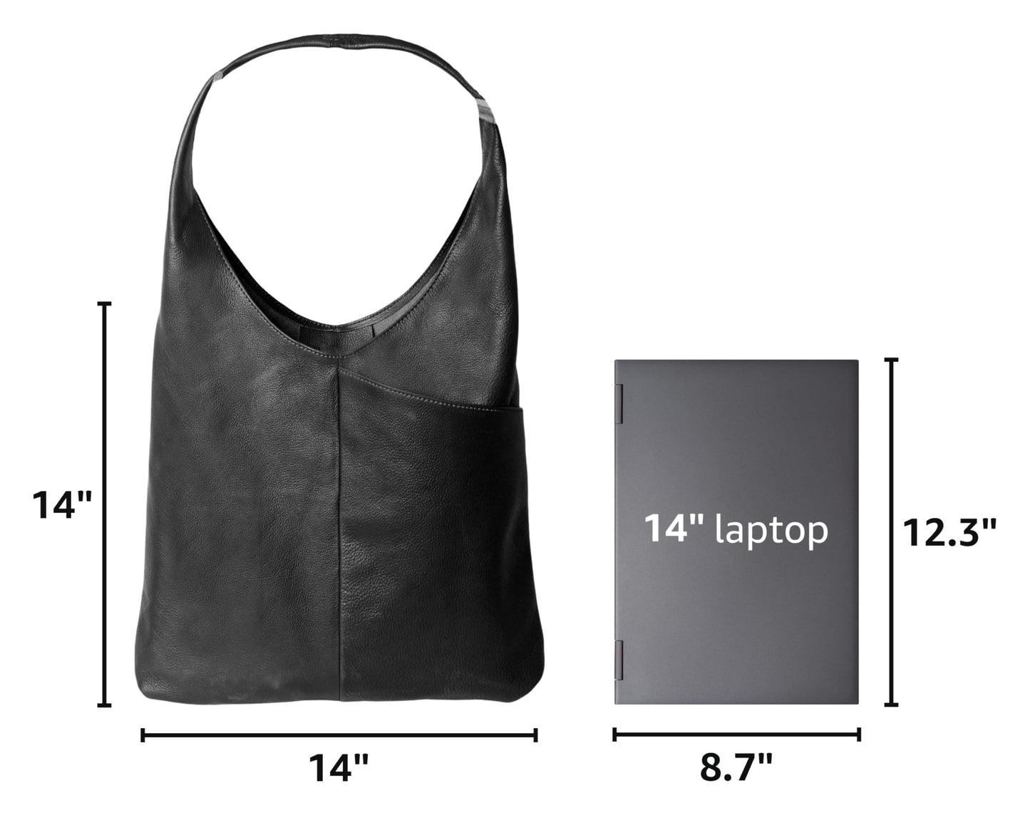 Leather Tote Bag for Women Ladies Purse Travel Shopping Bag Hobo Carry Shoulder Bag Multipurpose Handbag
