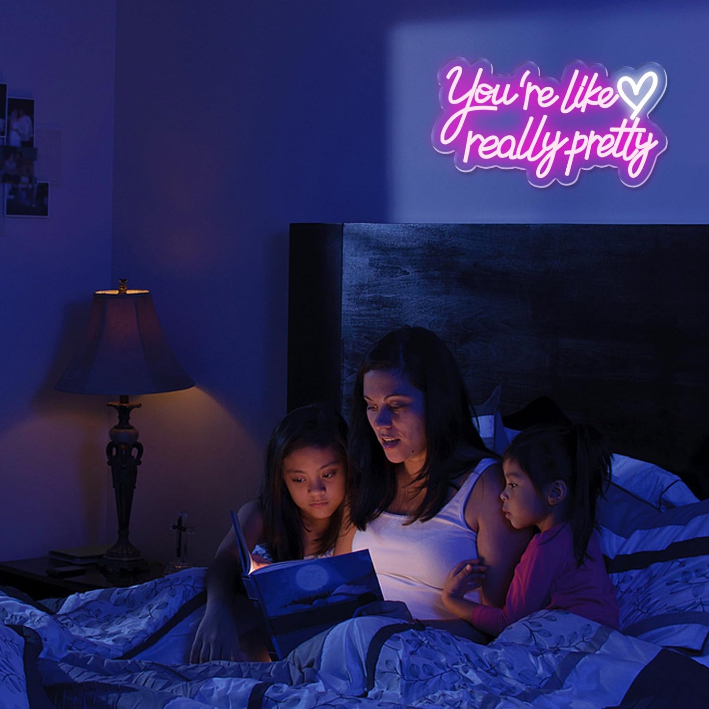 UExnkj-Y You're Like Really Pretty Neon Sign, Neon Signs for Wall Decor, Pink Led Neon Light for Wall Decor, USB Dimmable Led Neon Light Sign for Wedding, Bedroom, Home Decor