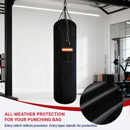 AAOWEEY Free Standing Punching Bag Cover Outdoor Waterproof 420D Oxford Fabric, Full Protector for Boxing Dummy and Stand, Heavy Duty Cover Design for Large Heavy BOB Punching Bag 70" H x 28" D