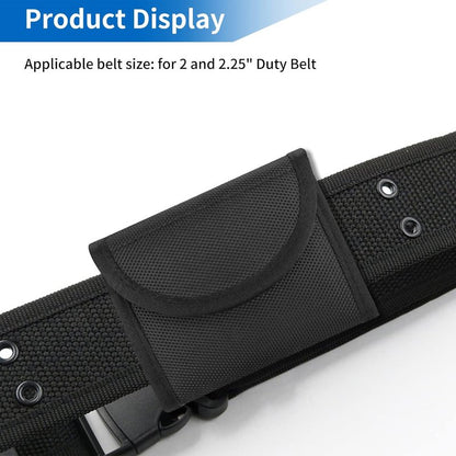 Double Glove Pouch - 1680D Nylon Holder for Duty Belt | Latex Disposable Pouch for Police & Firefighters
